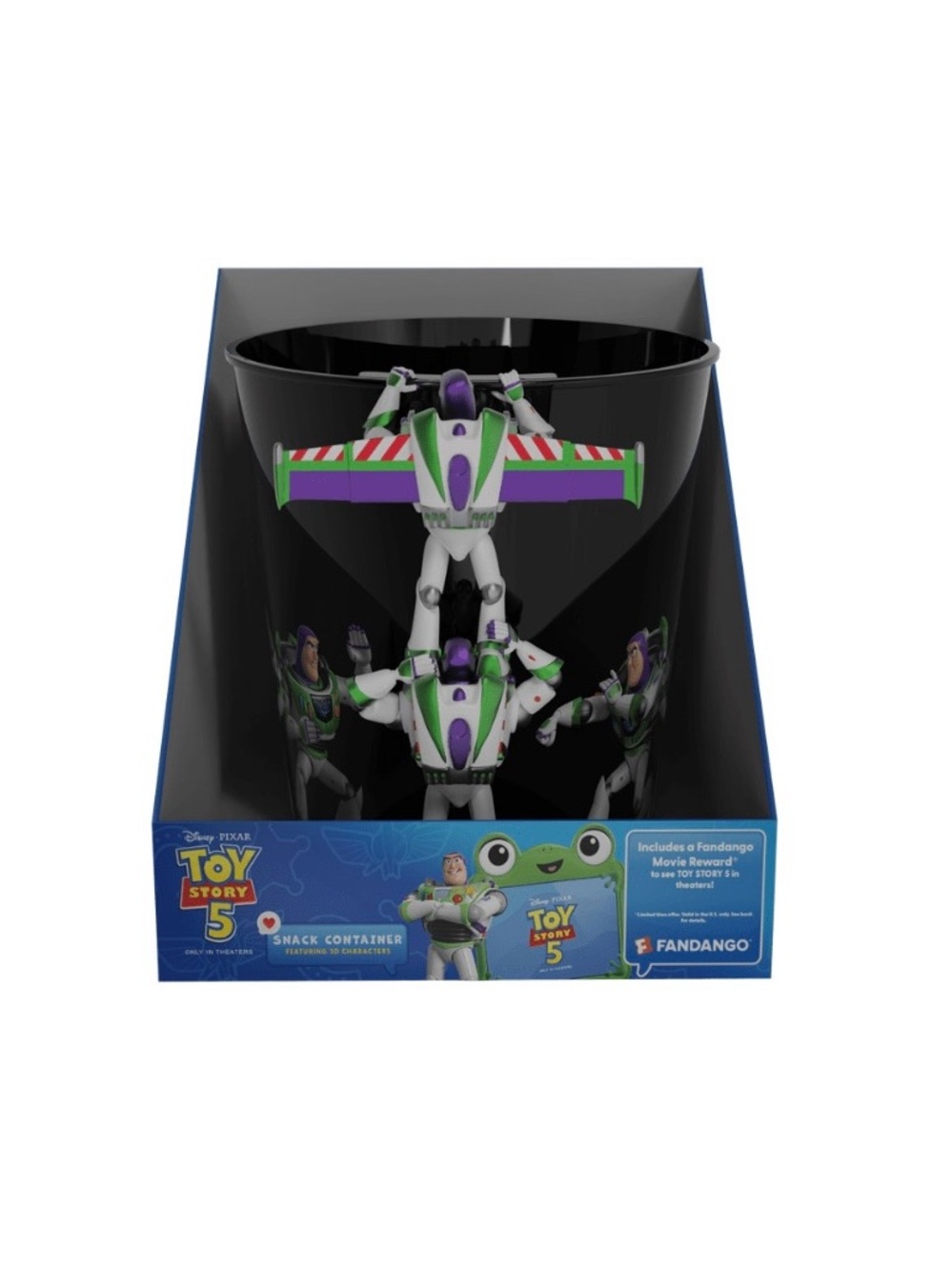 NIB. DISNEY Toy Story 5 Buzz Lightyear Snack Container